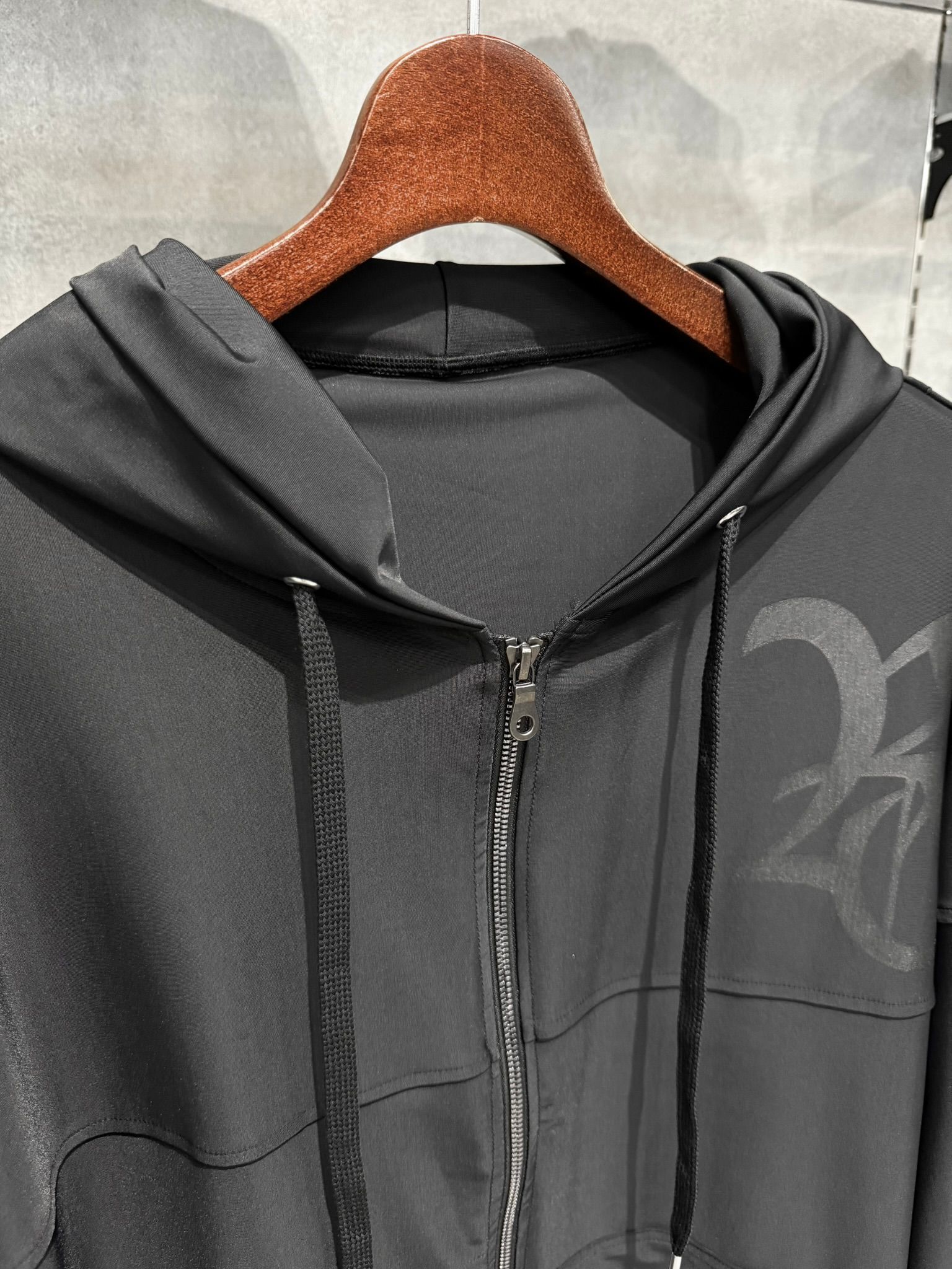RUSH OVER ZIPUP HOODIE / RC40-C-001 / ラッシュガードパーカー / ブラック