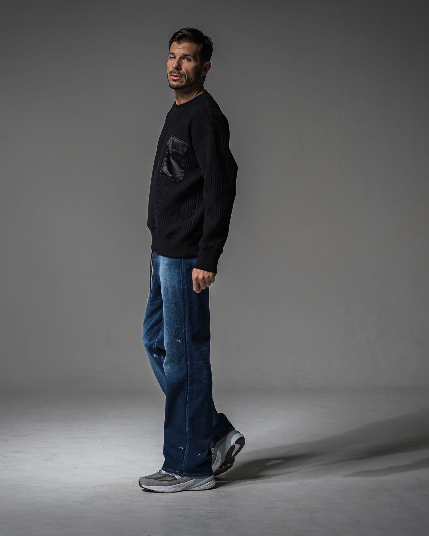 KING DENIM JERSEY / RC37-ST-005 / デニムジャージ バギーワイドパンツ / ダークインディゴ