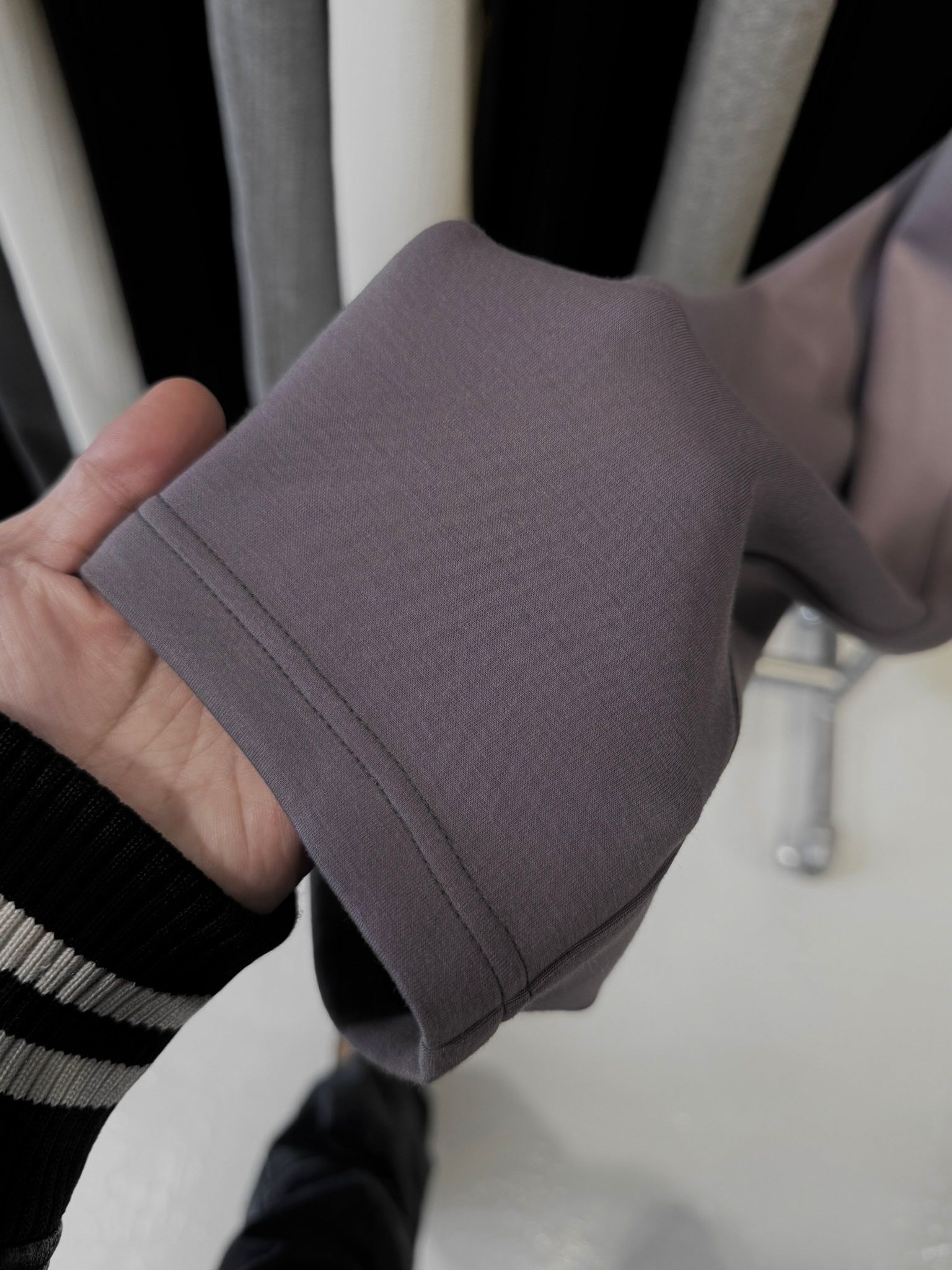 SEMI WIDE TUCK PANTS / RC40-ST-016WT / セミワイドタックパンツ / ダンボールチャコール (4月中旬入荷予定)