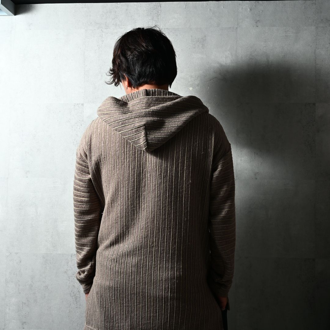 RUSSEL MEXICAN HOODIE / DP1-C-003 / ラッセル織りメキシカンパーカー / ブラウン (3月上旬入荷予定)