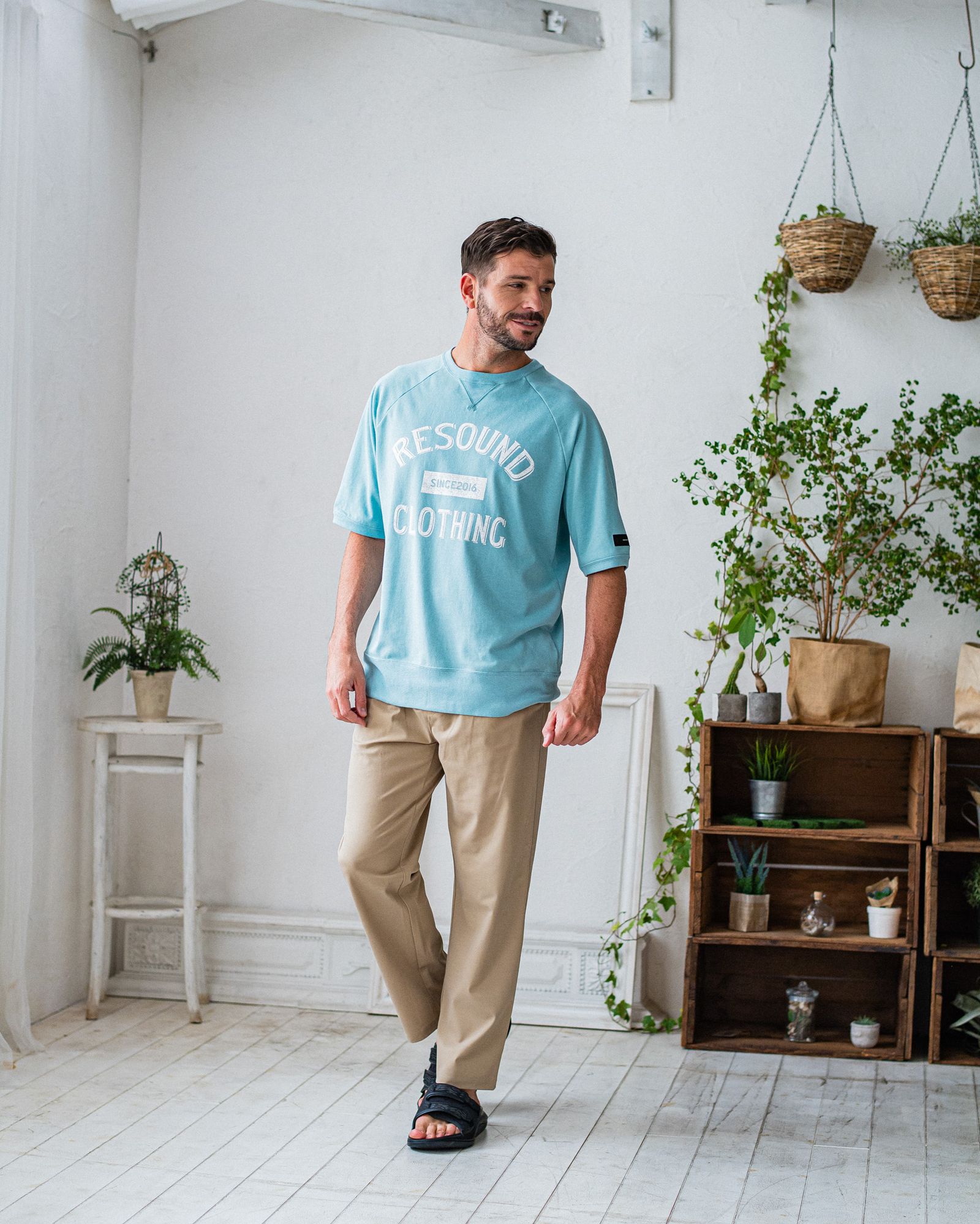 CHRIS EASY WIDE TUCK PANTS / RC32-ST-016WT / ワイドタックパンツ / ベージュ