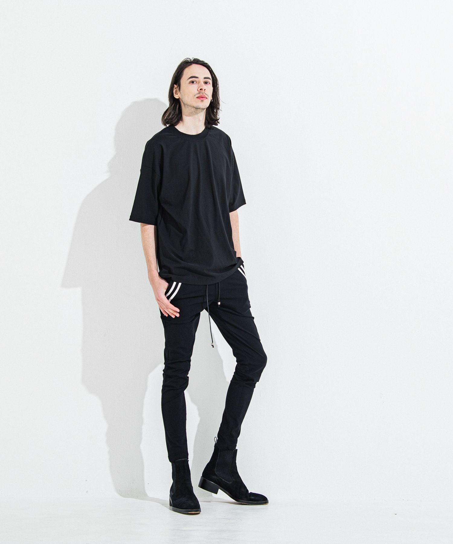 OX JERSEY OVER TEE / RC36-T-005 / オックスジャージービッグTシャツ / ブラック
