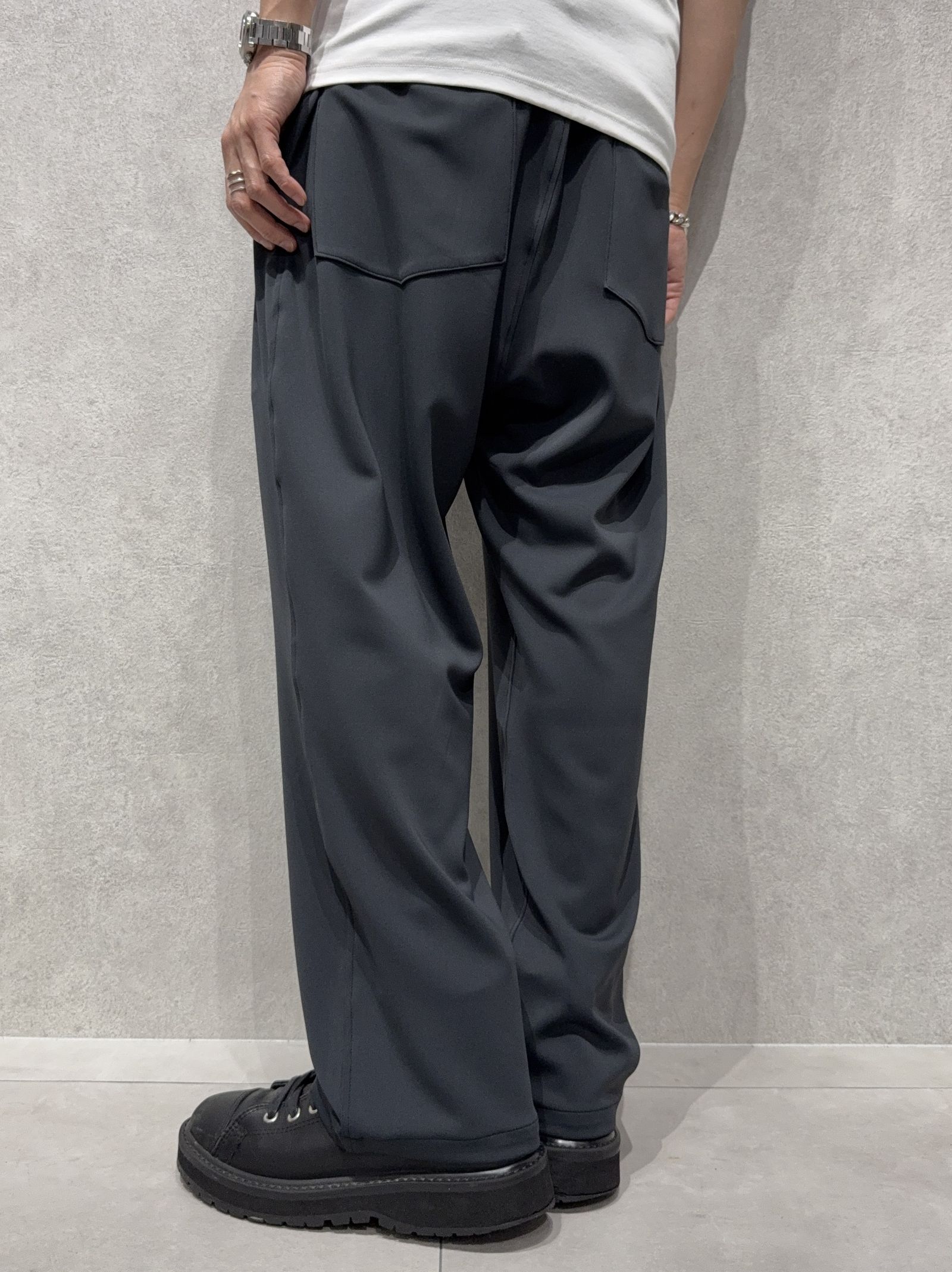 EMILIO DB WIDE PANTS / DP1-ST-003 / ダンボールジャージスーパーワイドパンツ / ブラック