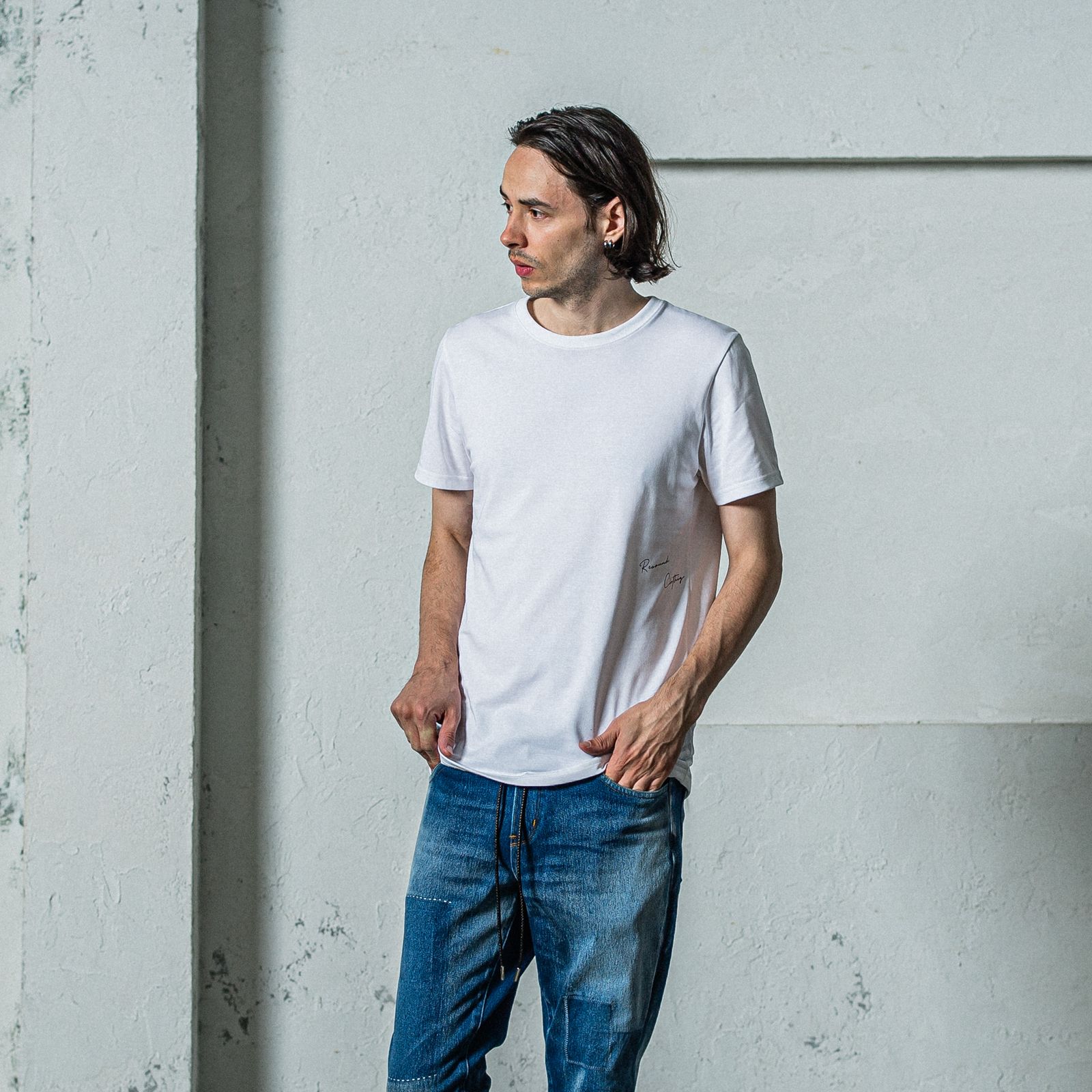 SIDE RC BASIC TEE / RC35-T-004 / サイドロゴジャストTシャツ / ホワイト