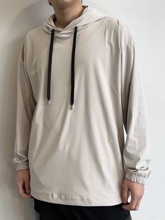 NYLON TECH HOODIE / RC31-C-003 / ナイロンプルオーバーパーカー / グレージュ