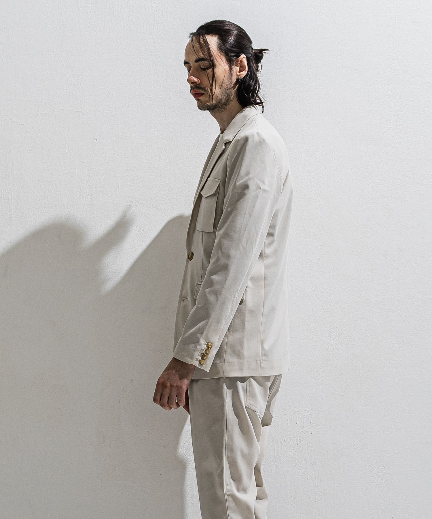 PS-65 JACKET / DP1-JK-002 / ミリタリーテーラードジャケット / ベージュ (2月中旬入荷予定)