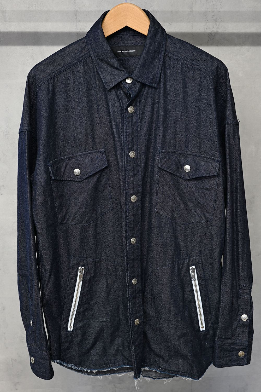 OVER DENIM SHIRTS / RC33-SH-002 / オーバーデニムシャツ / インディゴワンウォッシュ