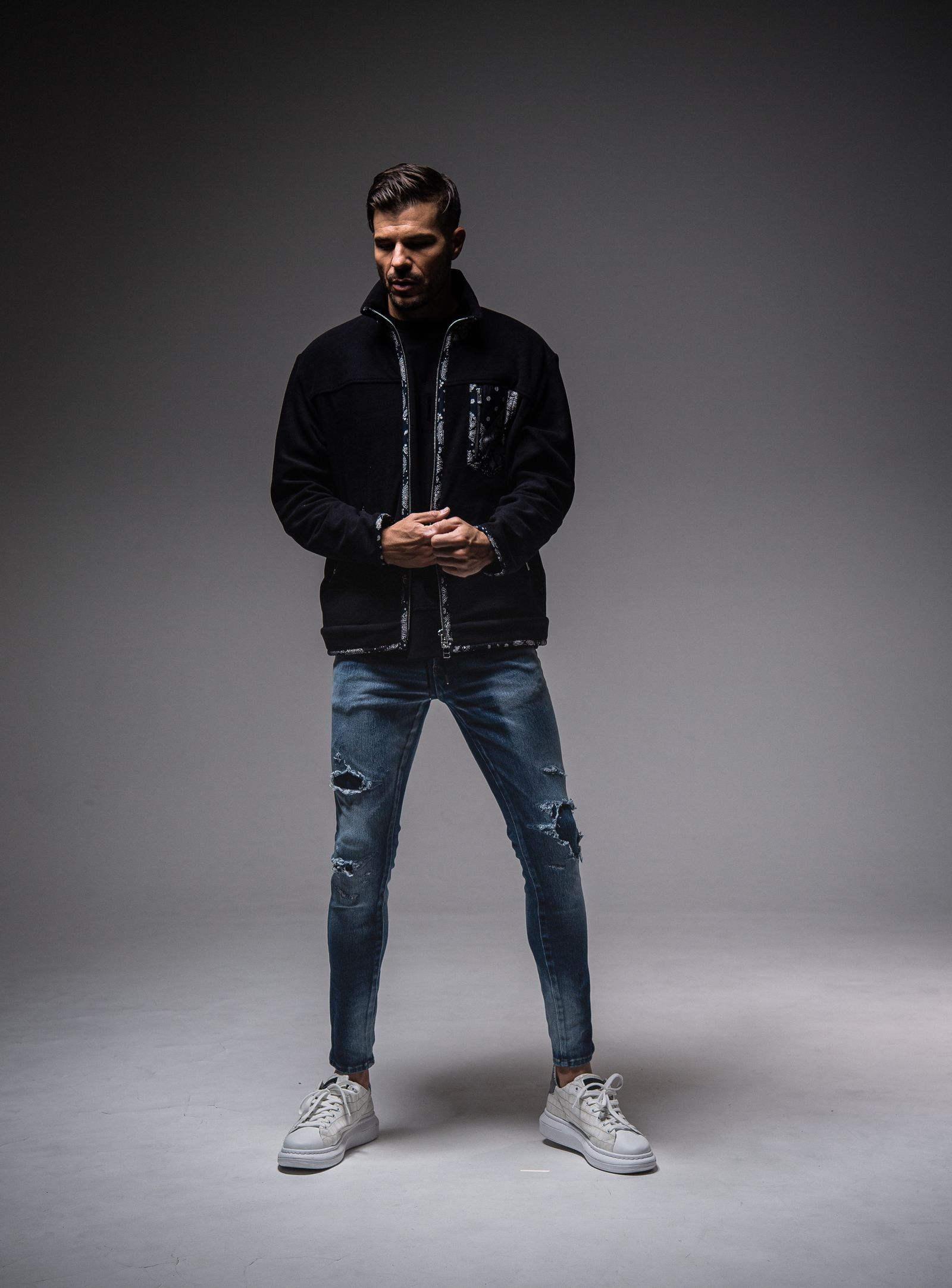 RESOUND CLOTHING - BOA FARM JACKET / RC25-JK-005 / バンダナ RESOUND CLOTHING - BOA FARM JACKET / RC25-JK-005 / バンダナ