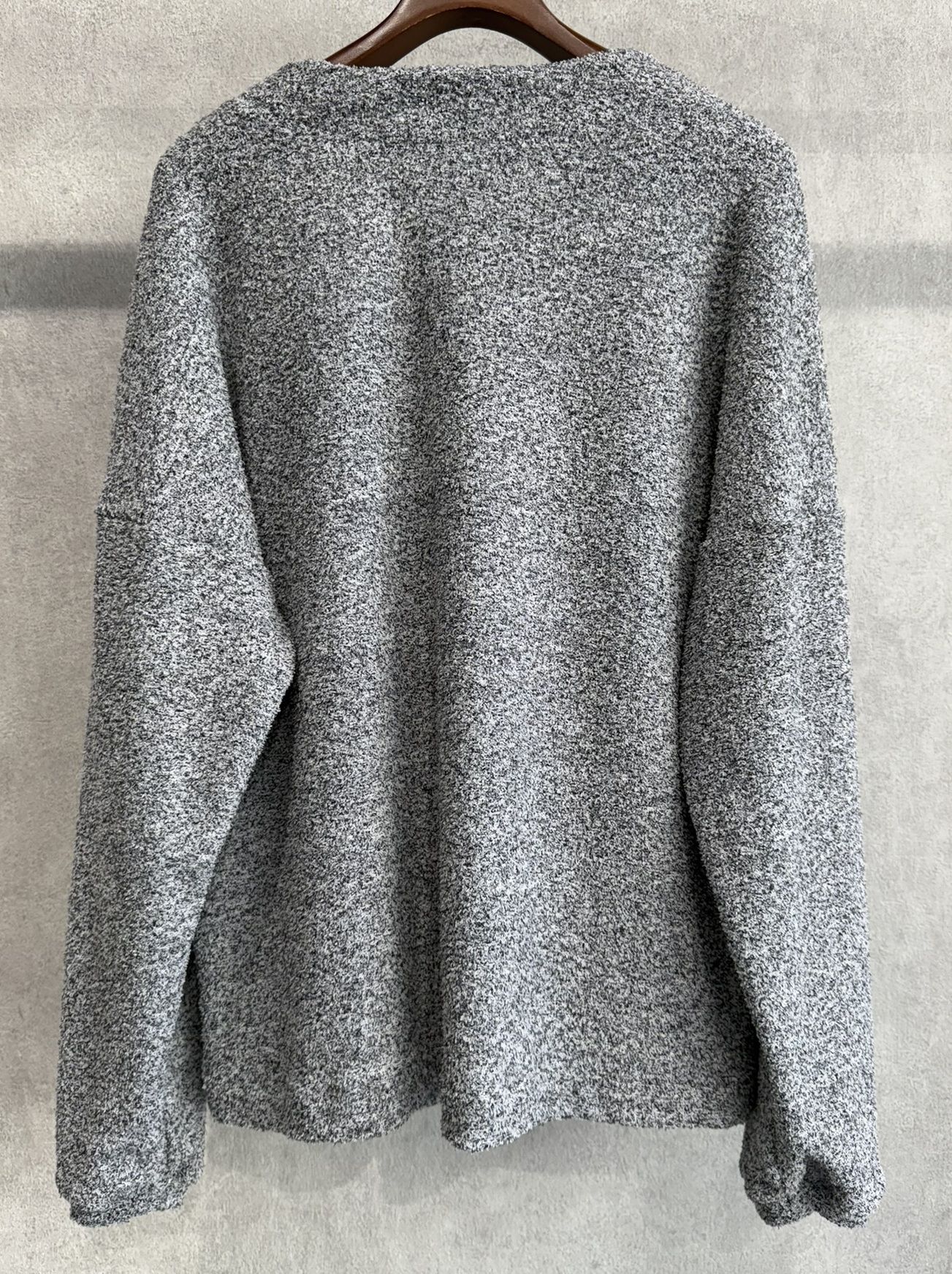MOLE YARN PILE C/D / RC35-C-004 / モールパイルカーディガン / グレー