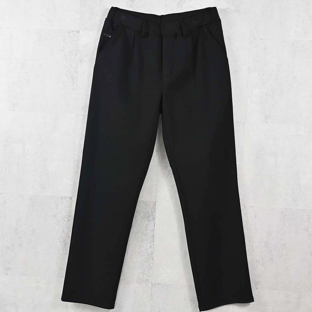 SEMI WIDE TUCK PANTS / RC40-ST-016WT / セミワイドタックパンツ / ダンボールブラック (4月中旬入荷予定)