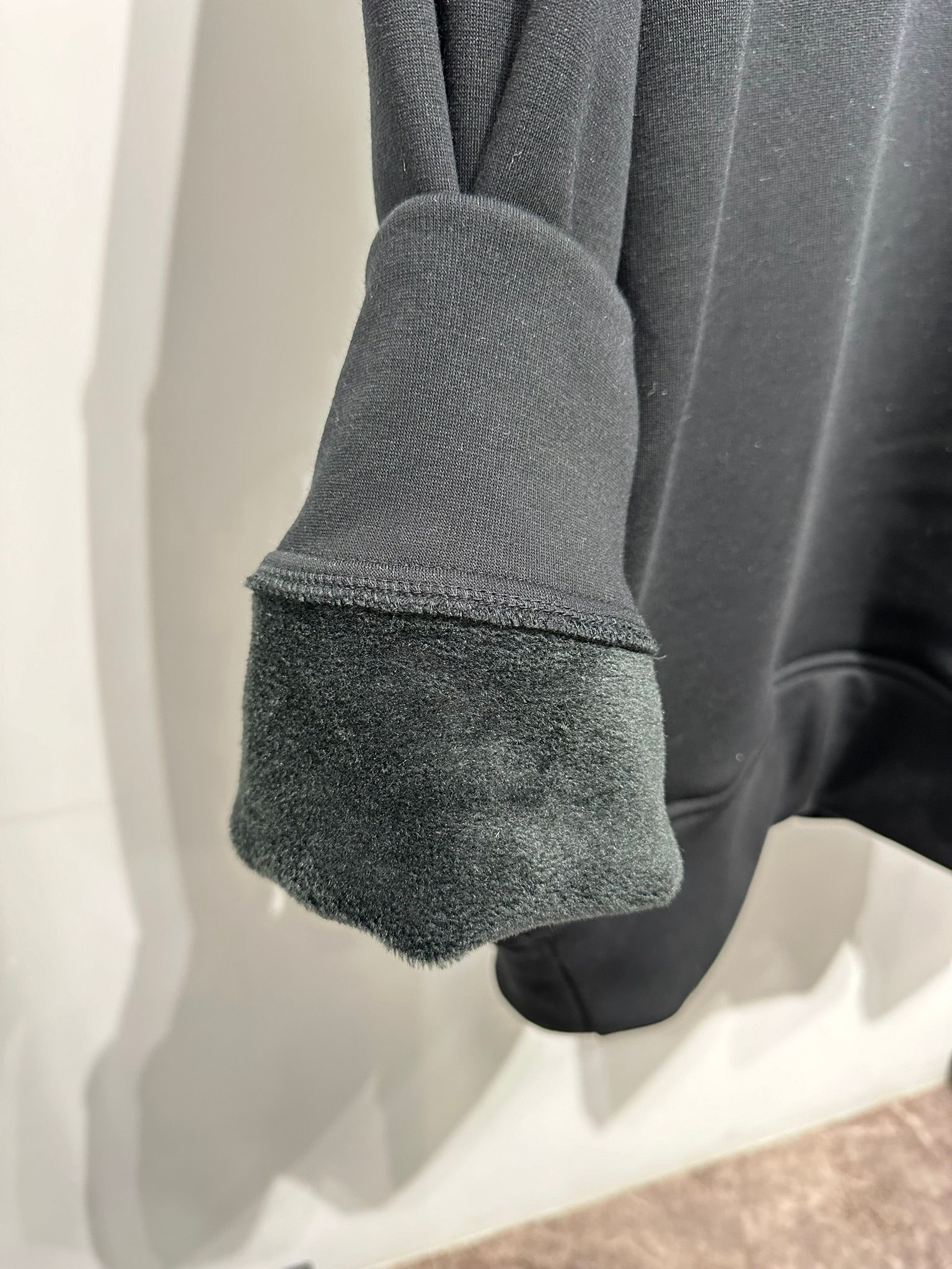 【LUKE別注】 ROGO VELOURS FLEECE DROP TRAINER / RC34-C-010LUKE / 裏起毛ロゴトレーナー / ブラック