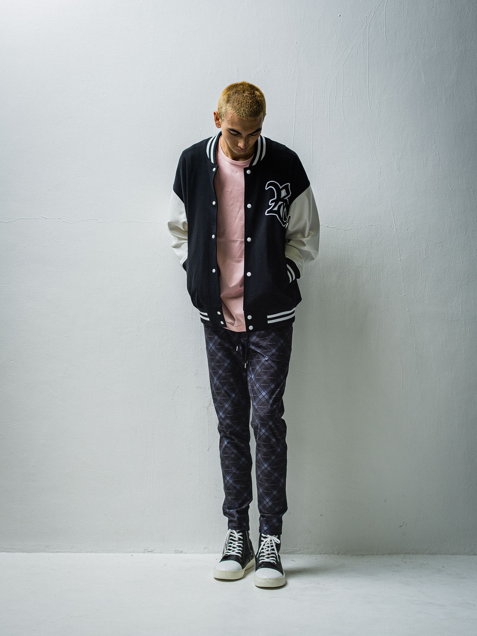 CHRIS EASY PANTS / RC27-ST-016 / チェックイージーパンツ / チェックブラック