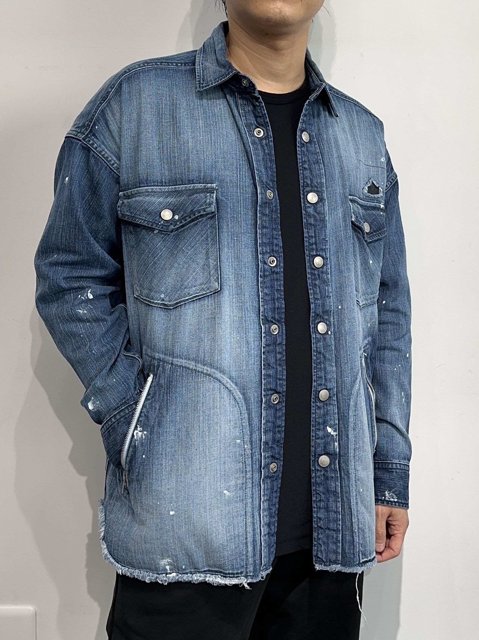 OVER DENIM SHIRTS / RC33-SH-002 / オーバーデニムシャツ / ダークインディゴ