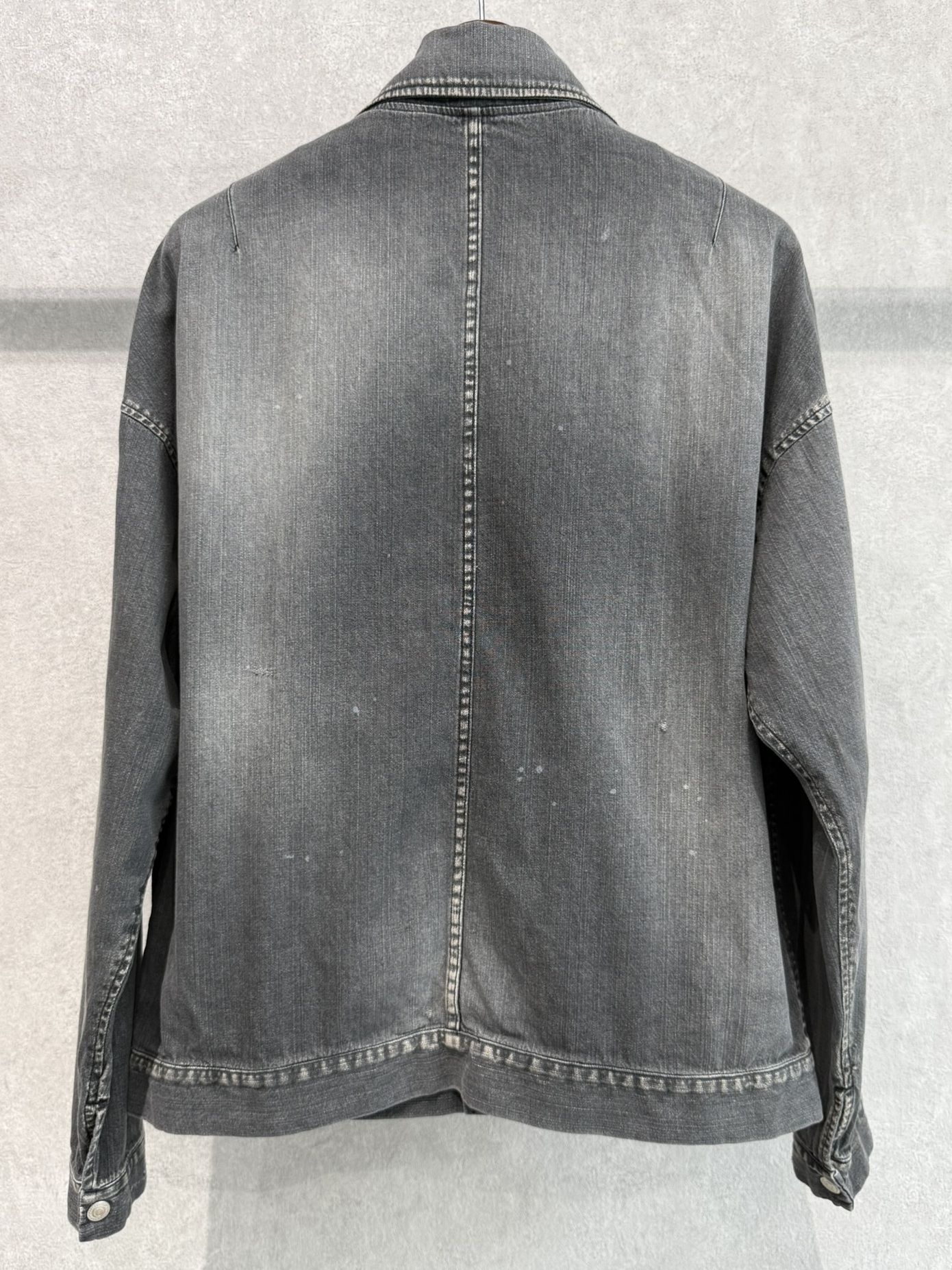 LDENIM AG FLIGHT JACKET / RC37-JK-001 / デニムフライトジャケット / ブラックユーズド