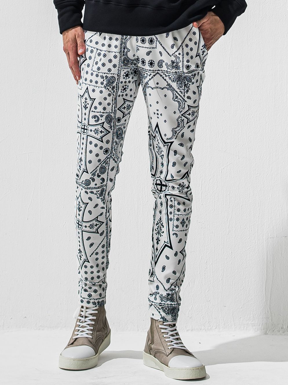 CHRIS EASY TUCK PANTS / RC42-ST-016T / イージータックパンツ / クロスホワイト (1月上旬入荷予定)