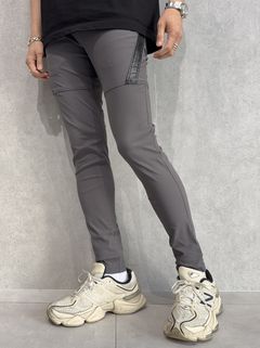 TYLER NYLON PANTS / RC40-ST-026 / レザーラインナイロンパンツ / チャコール