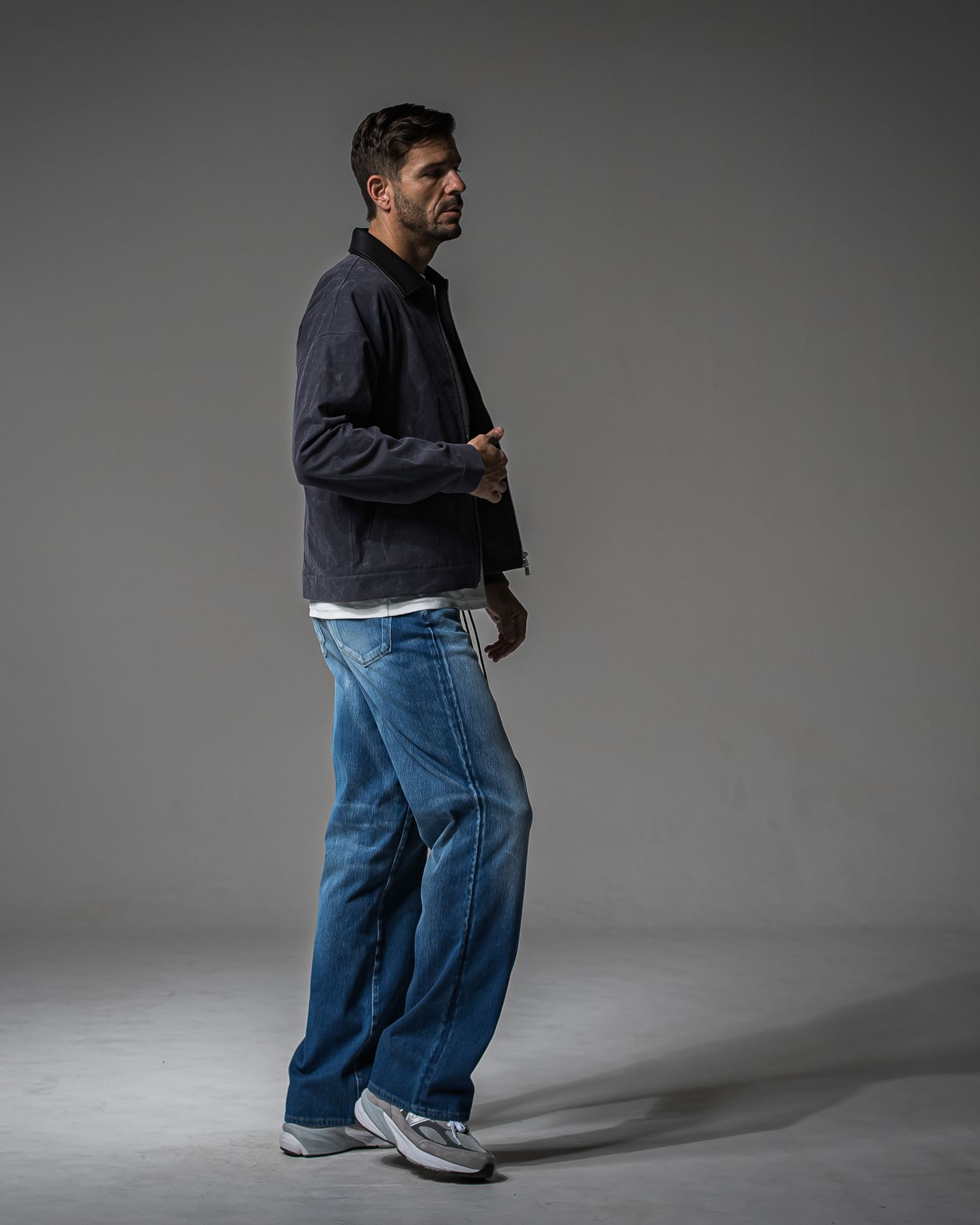 KING DENIM JERSEY / RC37-ST-005 / デニムジャージ バギーワイドパンツ / ライトインディゴ