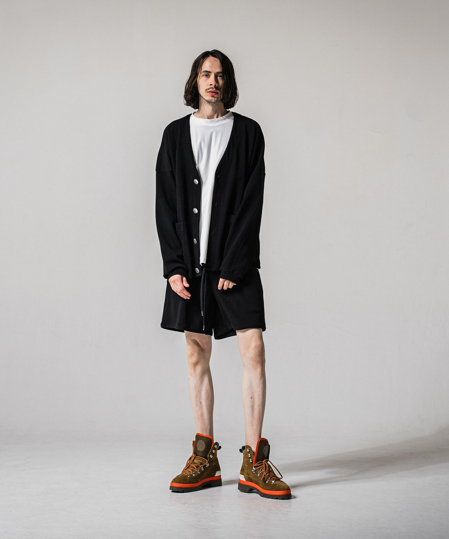 BLISTER KNIT C/D / RC41-C-004 / ブリスターニットカーディガン / ブラック (8月下旬入荷予定)