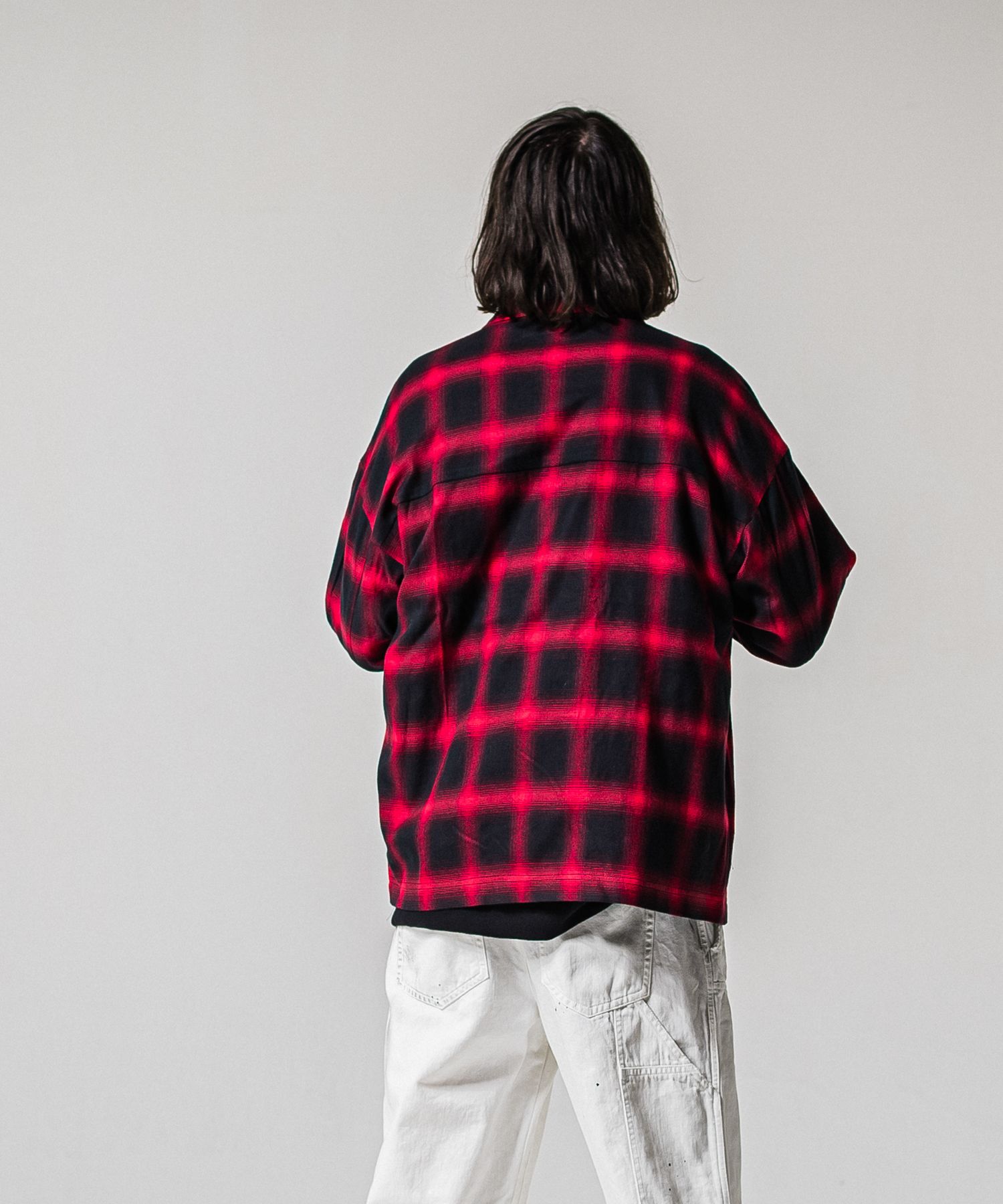 50S CHECK JK / RC39-JK-007C / チェックシャツジャケット / レッド (2月中旬入荷予定)