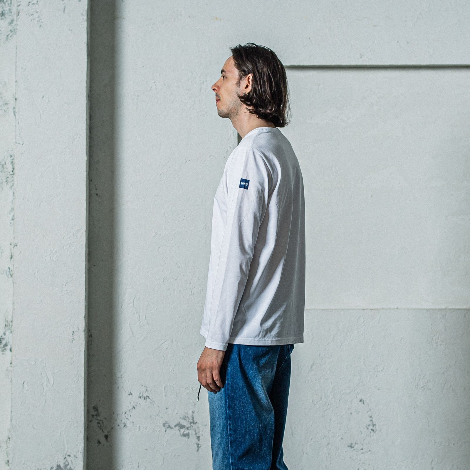 LONG SLEEVE TEE / RC35-T-008 / 無地長袖Tシャツ / ホワイト