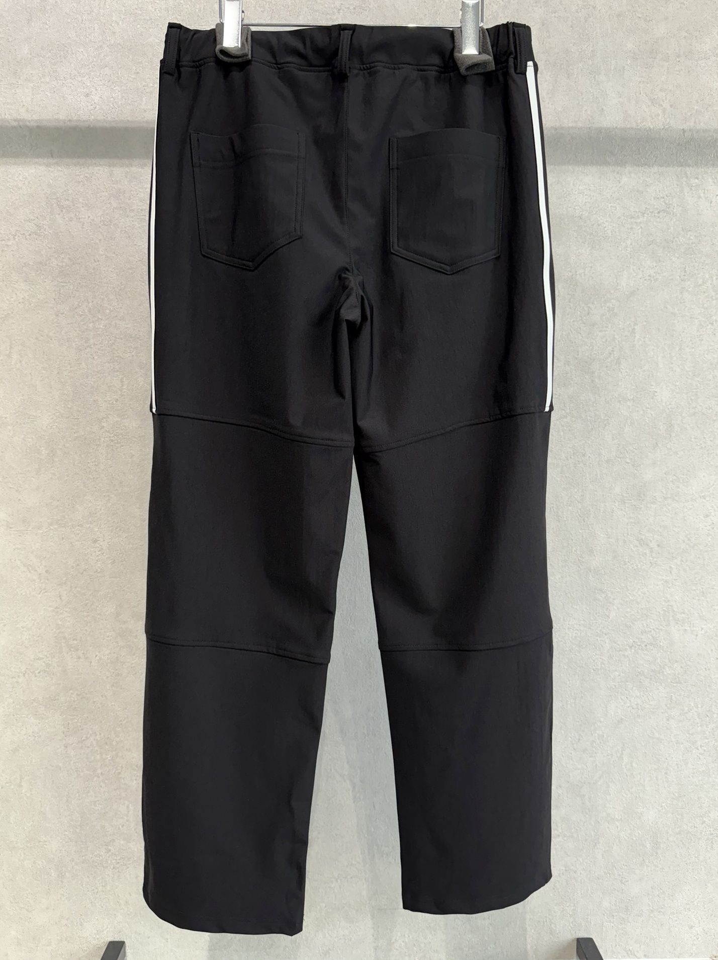JOHNSON LINE HEAT WIDE TUCK PANTS / RC38-ST-009HWT / 裏起毛ジョンソンラインワイドタックパンツ / ブラック×ホワイト