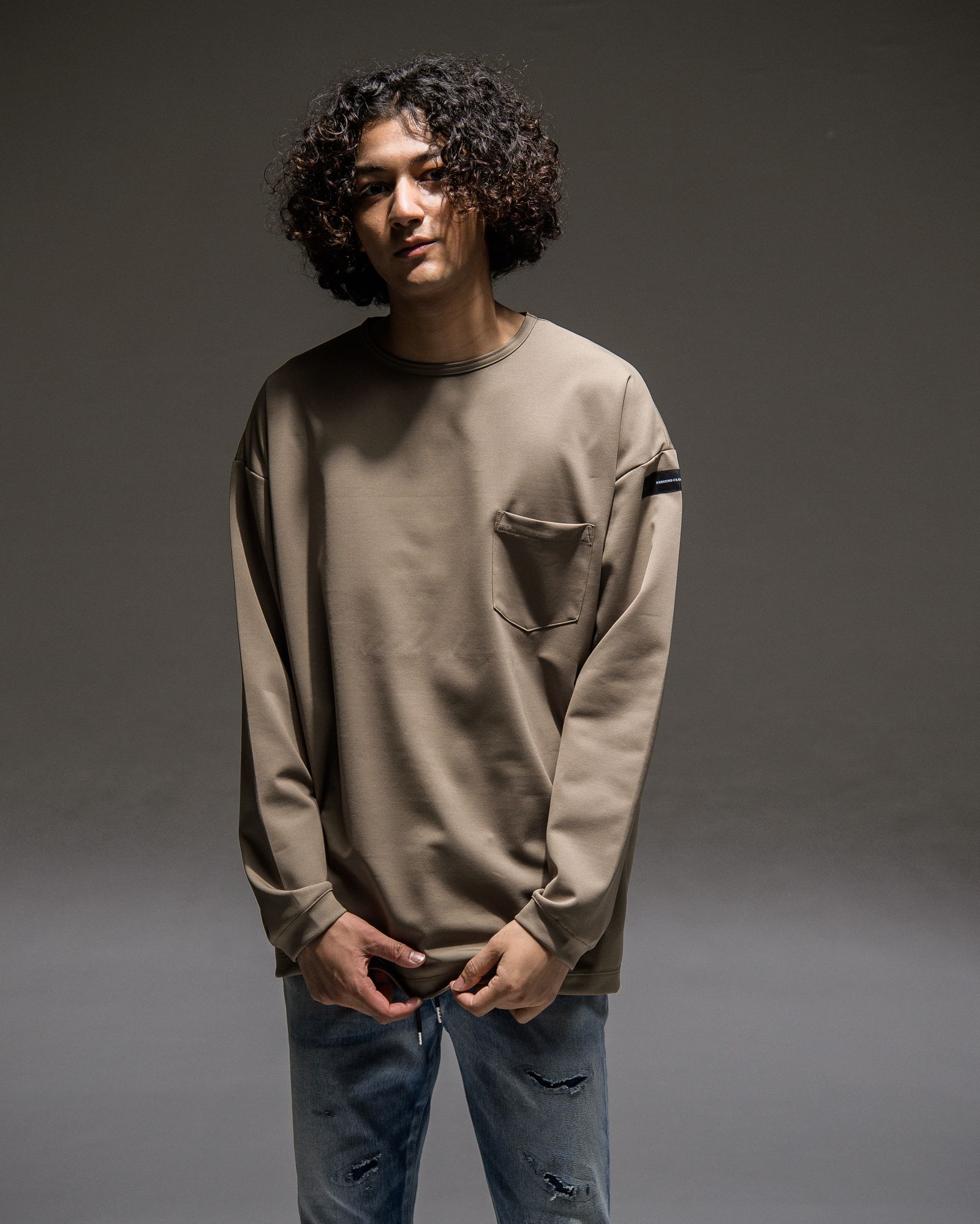 DOUBLE LOOSE POCKET LONG TEE / RC21-T-003 / ロングスリーブTシャツ