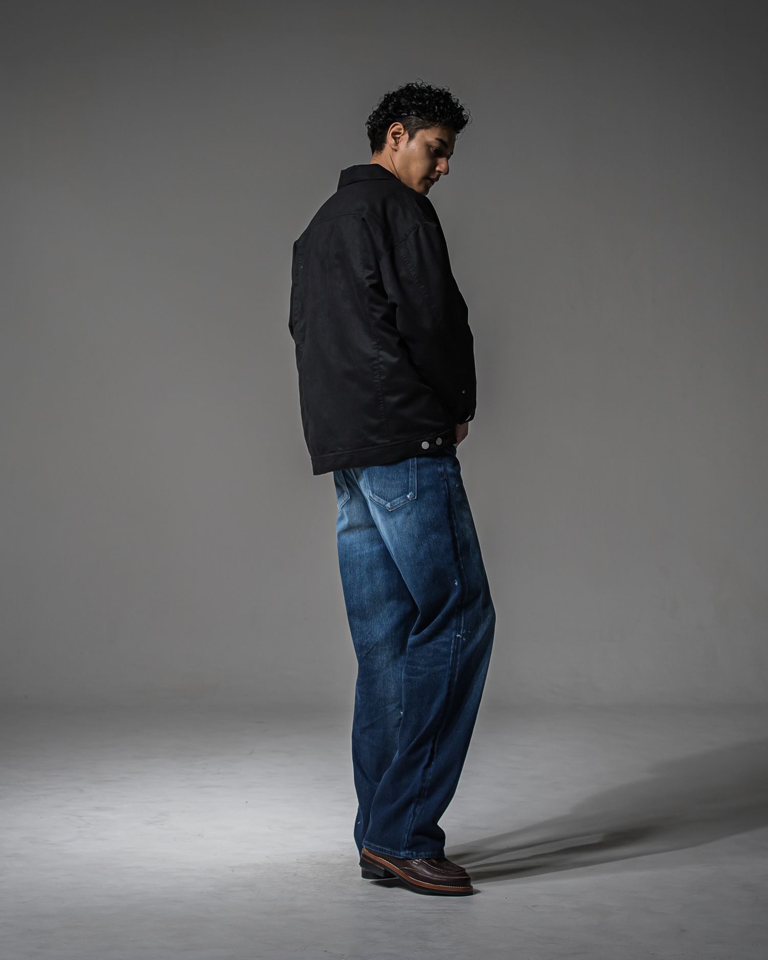 KING DENIM JERSEY / RC37-ST-005 / デニムジャージ バギーワイドパンツ / ダークインディゴ