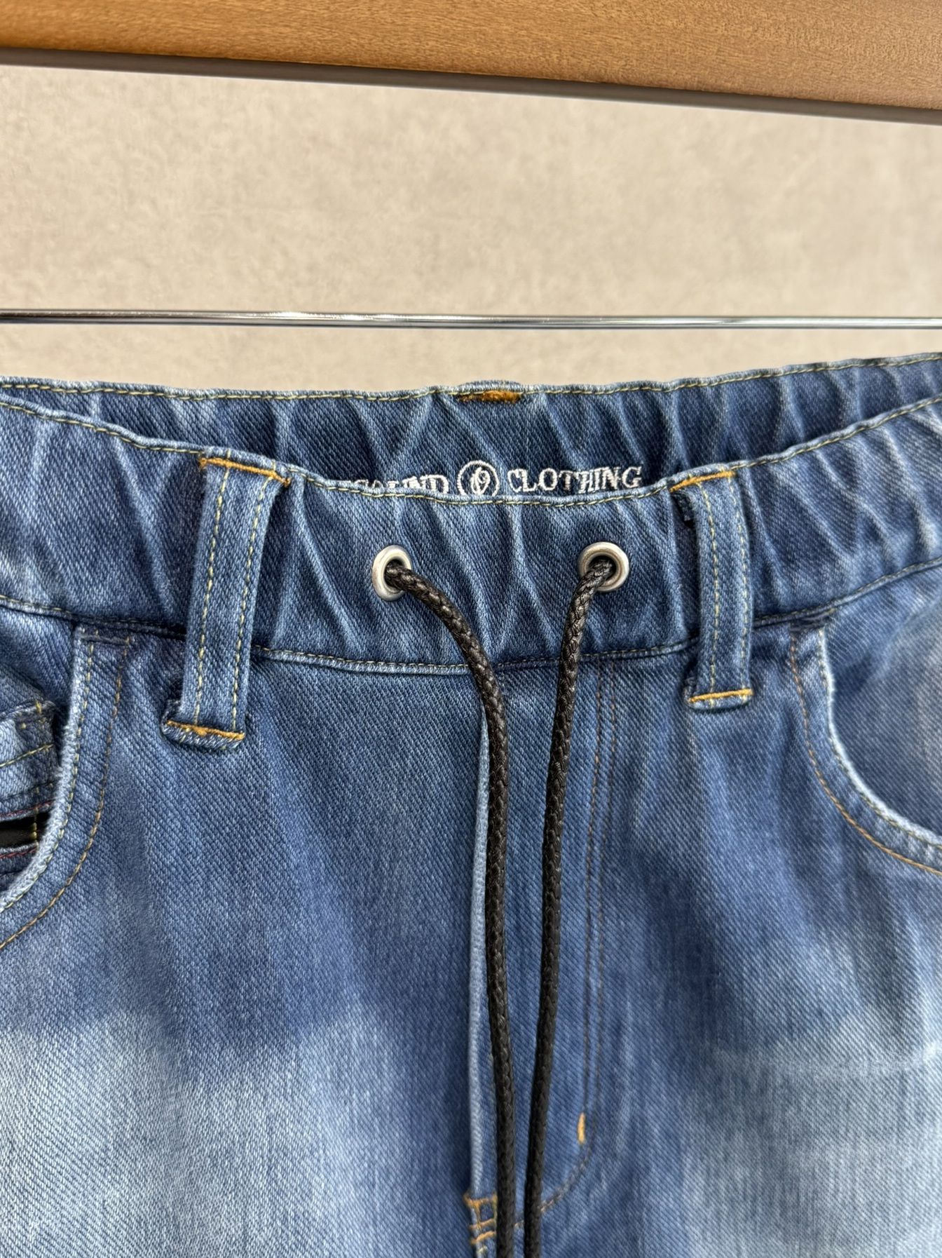 KING DENIM JERSEY / RC38-ST-005 / デニムジャージバギーワイドパンツ / インディゴクラッシュ