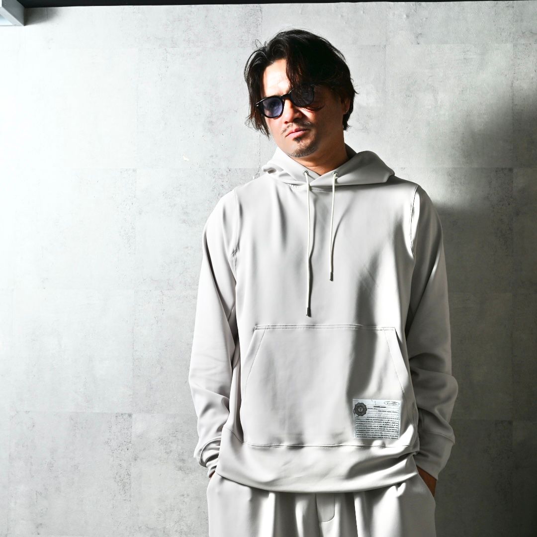 WILL PULLOVER HOODIE / DP1-C-001 / ウィルプリントプルオーバーパーカー / グレージュ (2月上旬入荷予定)