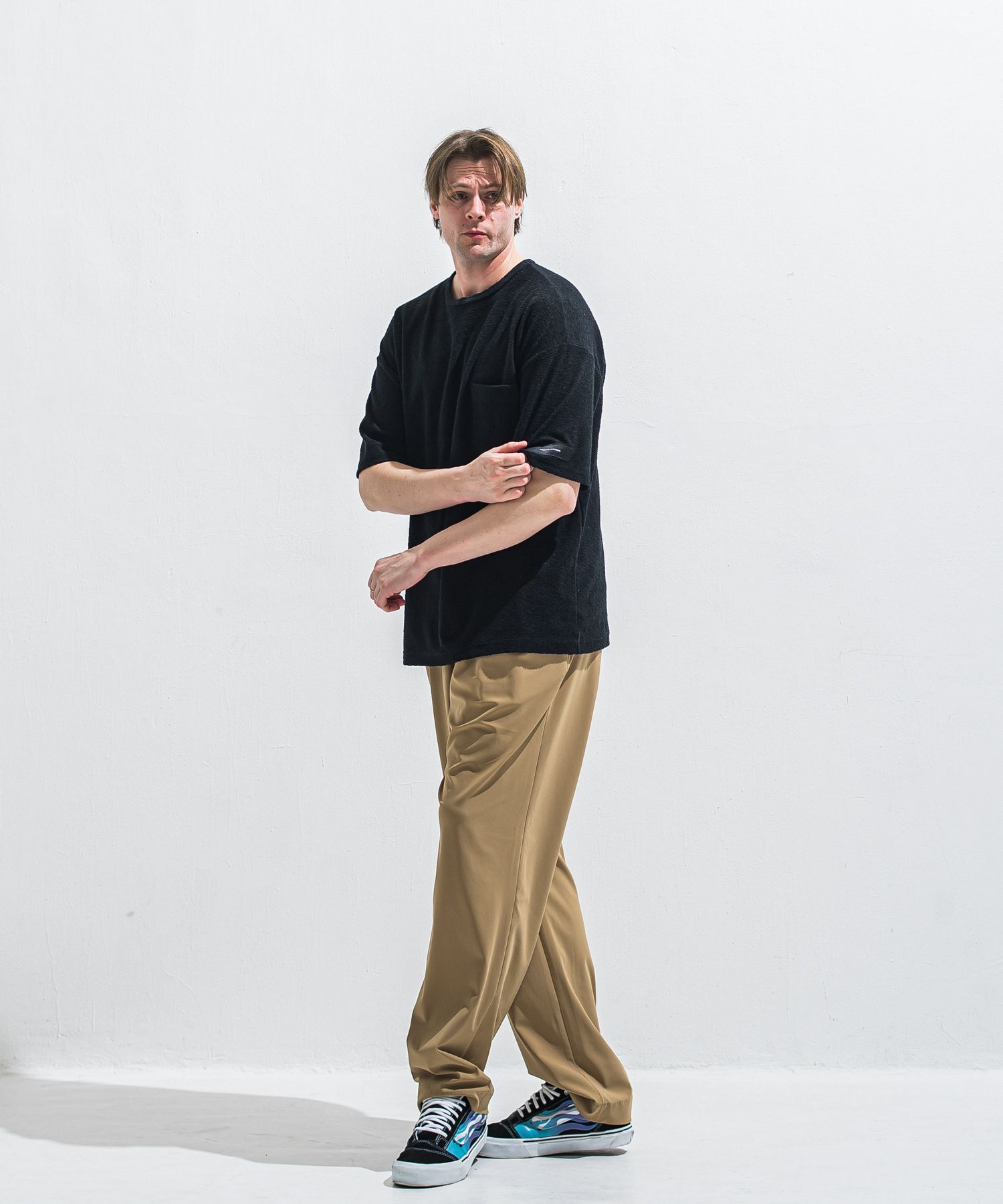 BEN PANTS / RC40-ST-038 / スーパーワイドパンツ / ブラウン (5月中旬入荷予定)