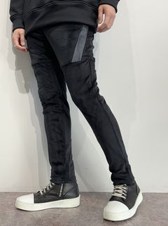 VELOURS TYLER PANTS / RC34-ST-026BH / ベロアフリースラインイージーパンツ / ブラック