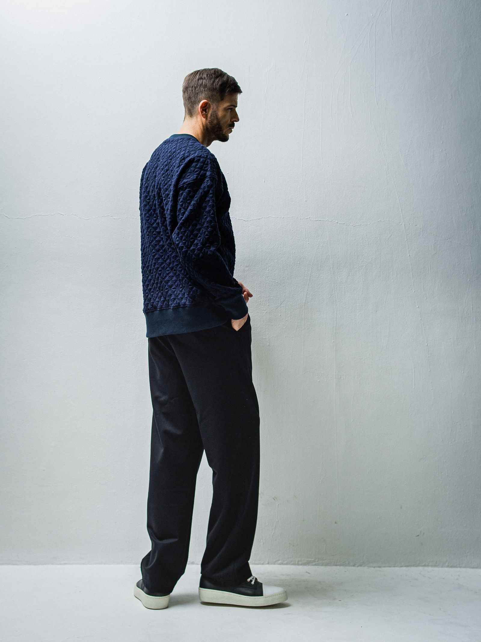 CHRIS EASY WIDE PANTS / RC27-ST-016W / ワイドパンツ / ブラック