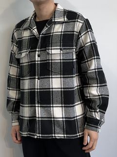 HEAVY FLANNEL JK / OR1-SH-002 / チェックシャツジャケット / ブラック