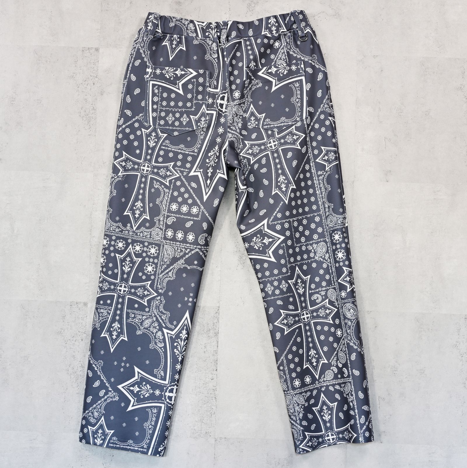 CHRIS EASY WIDE TUCK PANTS / RC42-ST-016WT / セミワイドタックパンツ / クロスグレー (1月上旬入荷予定)