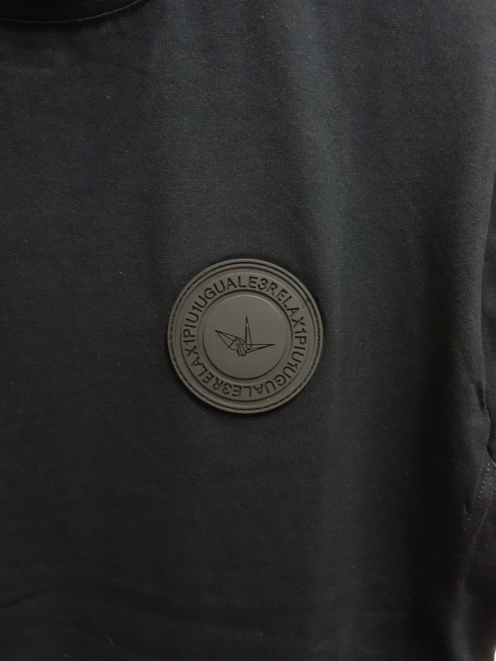 ラバーワッペン半袖Tシャツ / ust-22014