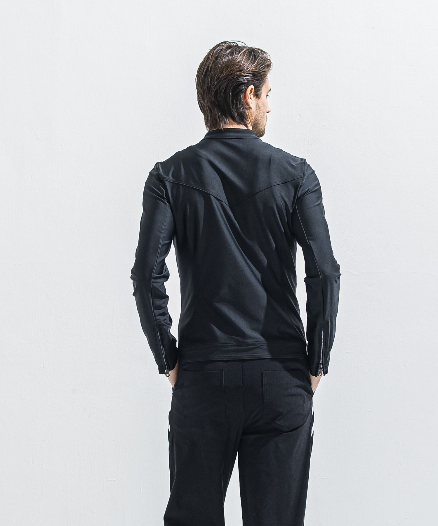 RUSH SB RIDERS / RC40-JK-001 / ラッシュガードシングルライダース / ブラック (5月下旬入荷予定)