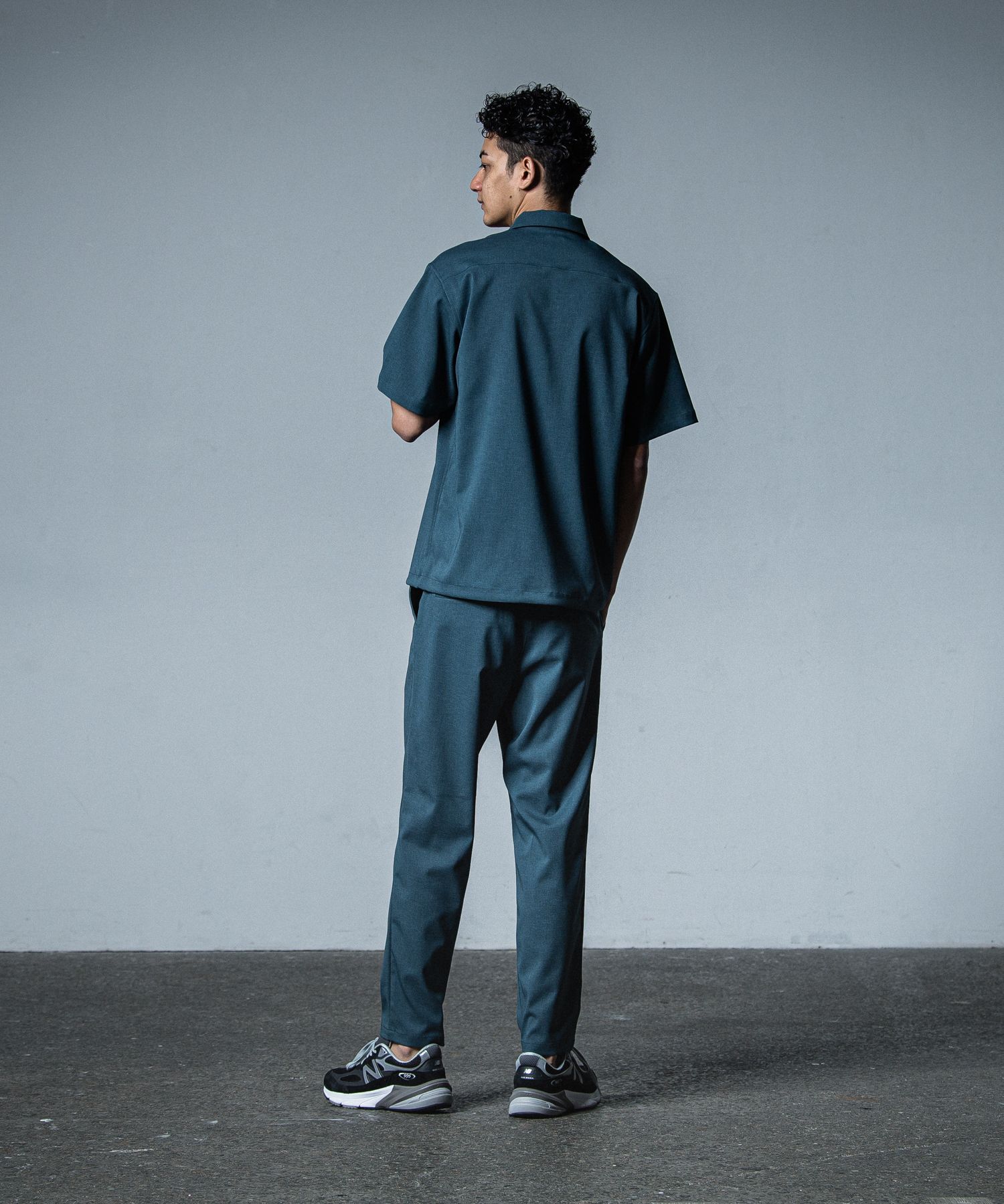PULLOVER HALF SHIRT / RC33-SH-005 / ハーフジップシャツ / グリーン※