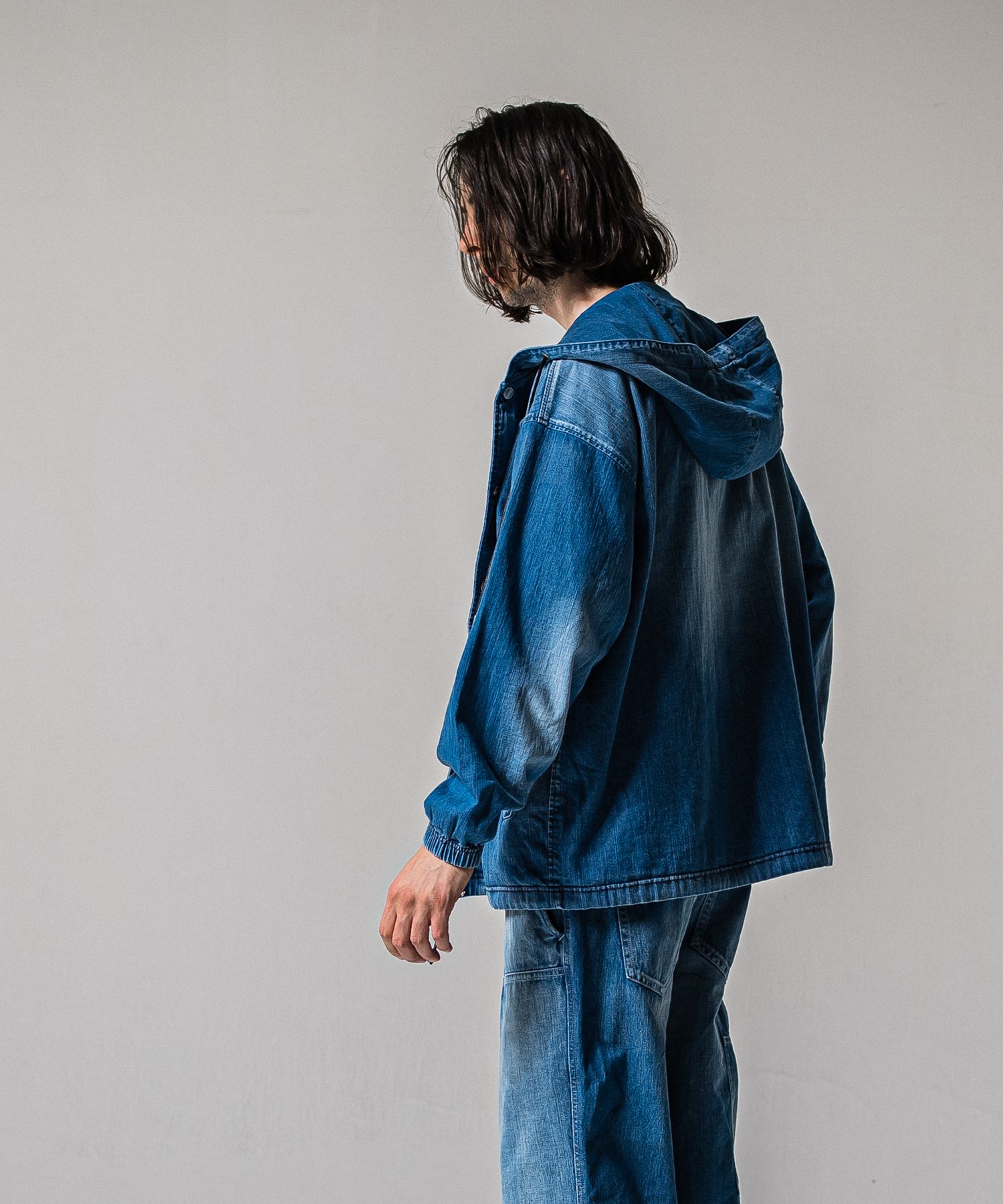 COACH HOODIE / RC39-JK-005 / コーチパーカー / インディゴ (2月中旬入荷予定)