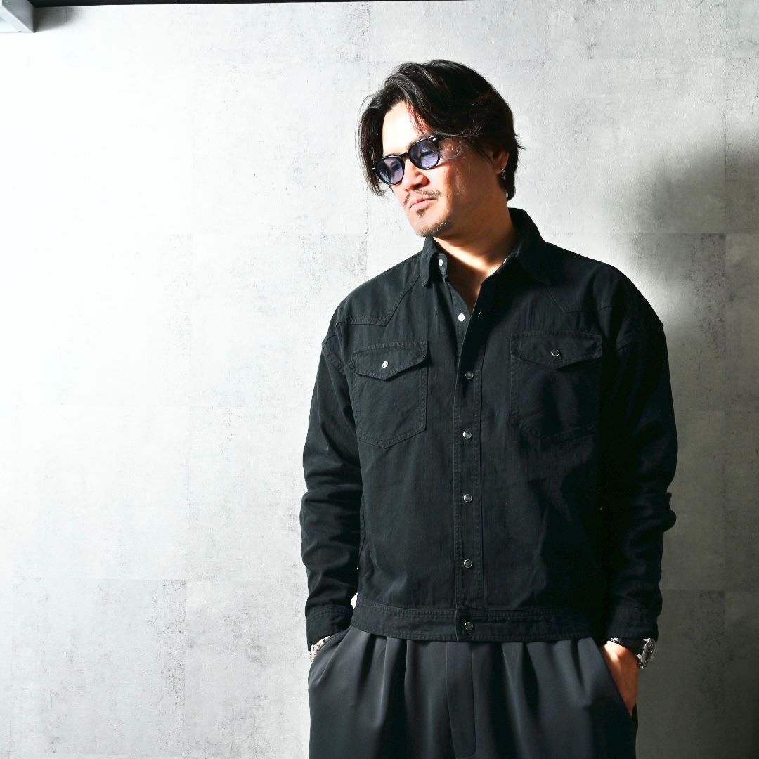 WESTAN JK / DP1-JK-004 / ウエスタンシャツジャケット / ブラック (3月中旬入荷予定)