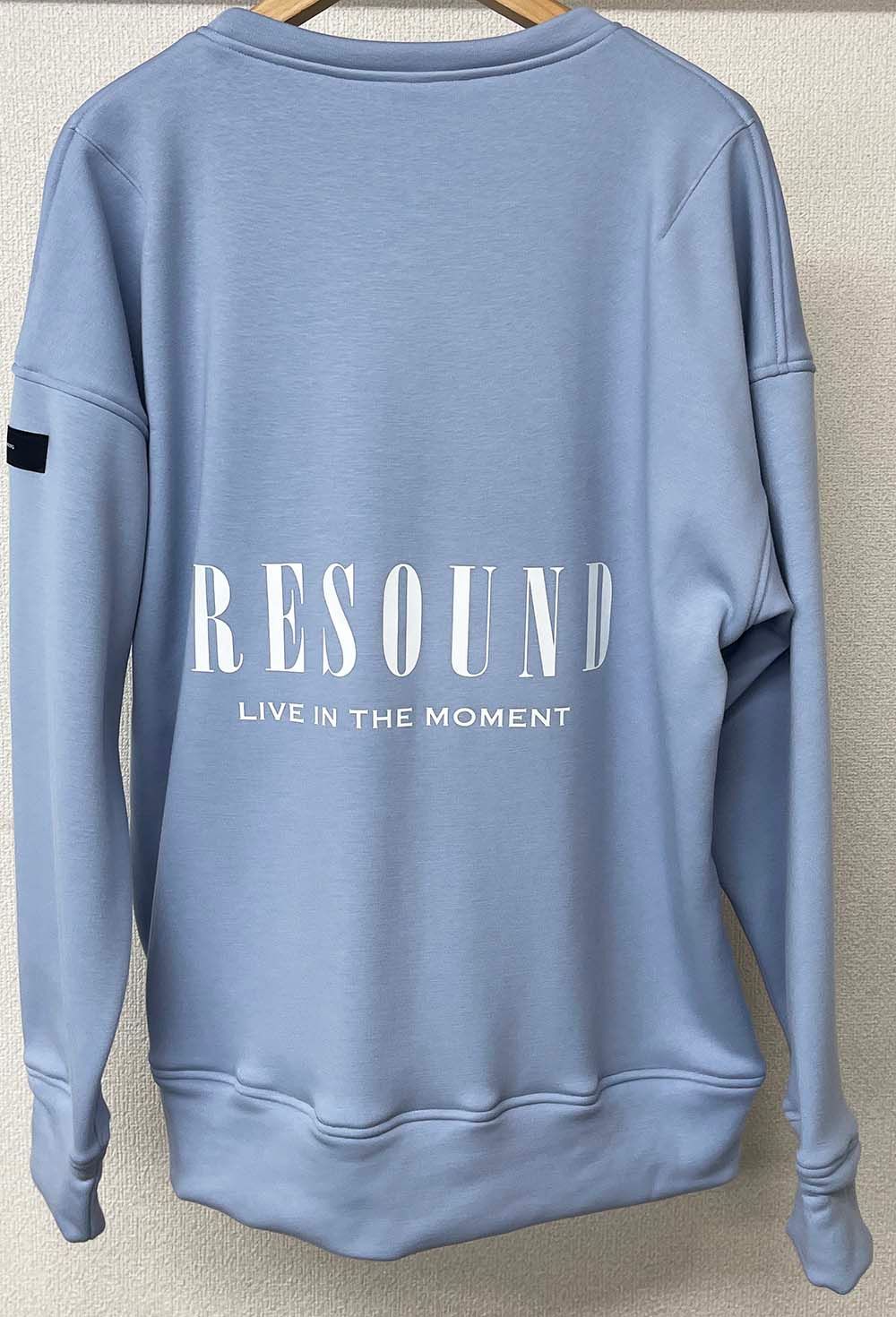 RESOUND CLOTHING - ID BACKROGO VELOURS FLEECE DROP TRAINER / RC26