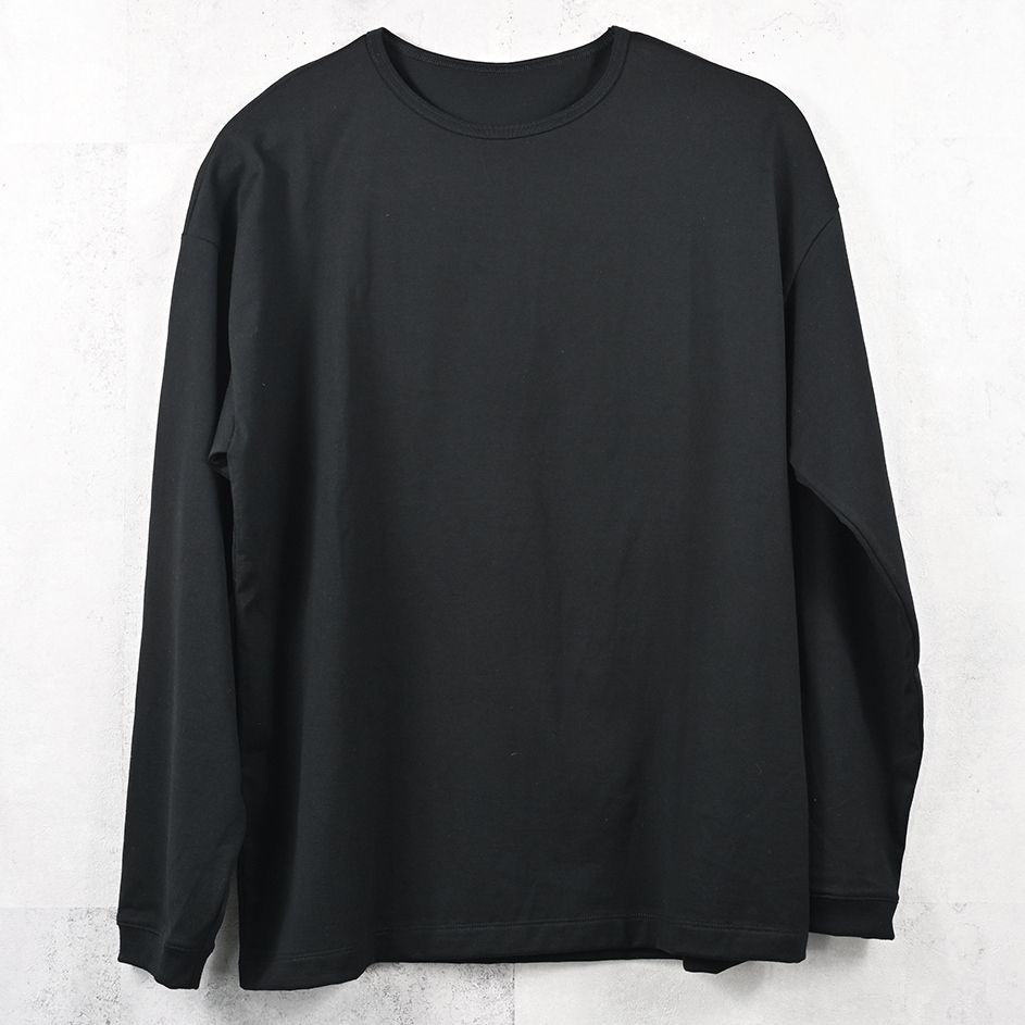PIN ST RC OVER LONGSLEEVE TEE / RC41-T-003 / オーバーサイズ長袖バックロゴTシャツ / ブラック (7月中旬入荷予定)