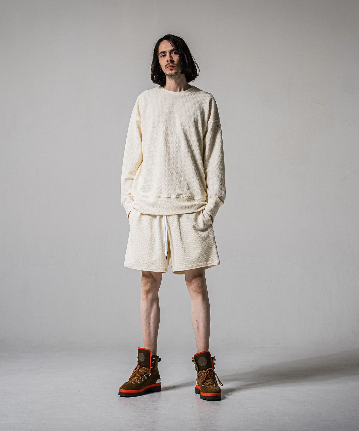 BLISTER KNIT HALF PT / RC39-HP-003 / ブリスターニットショーツ / オフホワイト (3月上旬入荷予定)