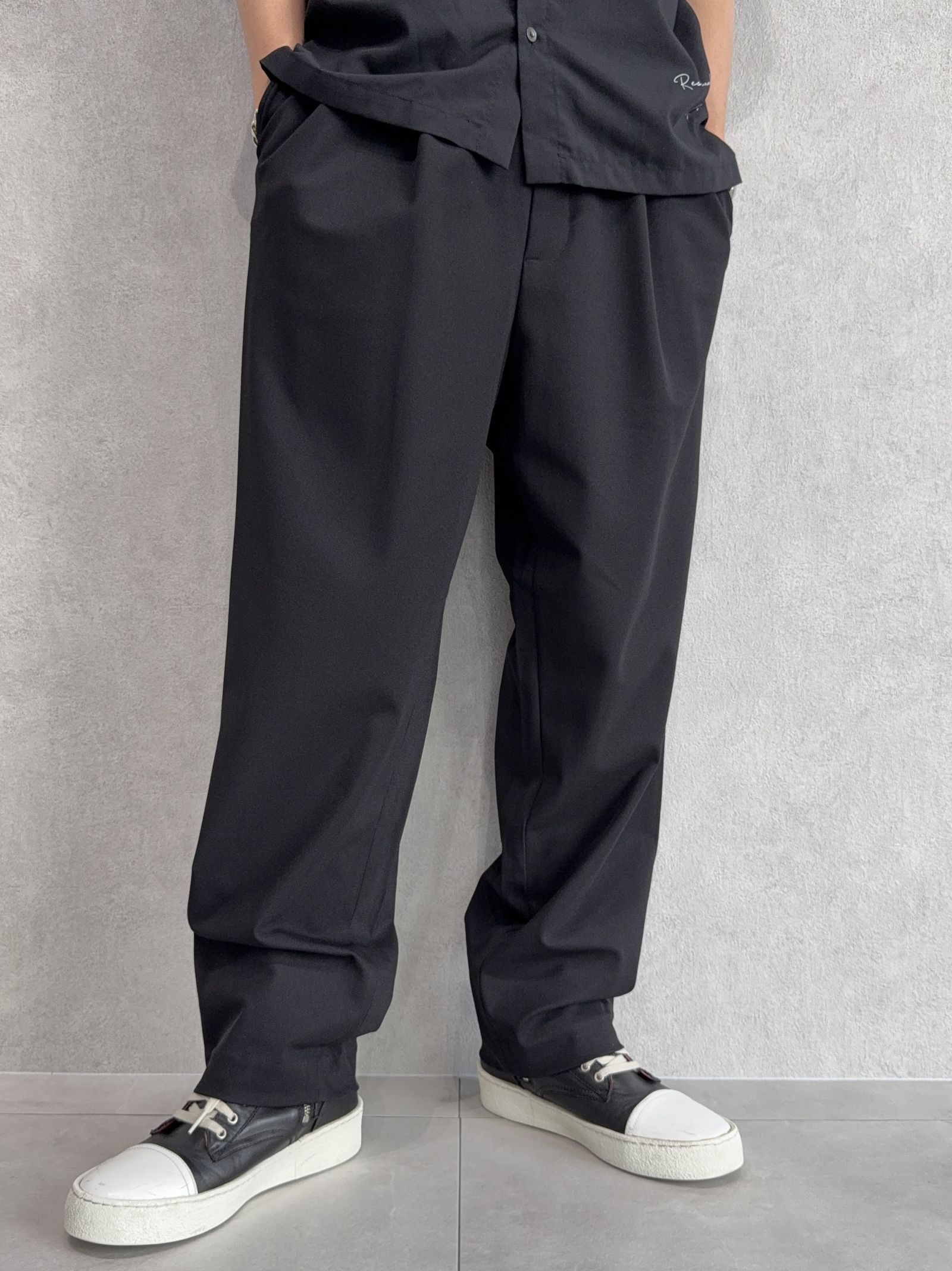 BEN PANTS / RC37-ST-038 / スーパーワイドパンツ / ブラック