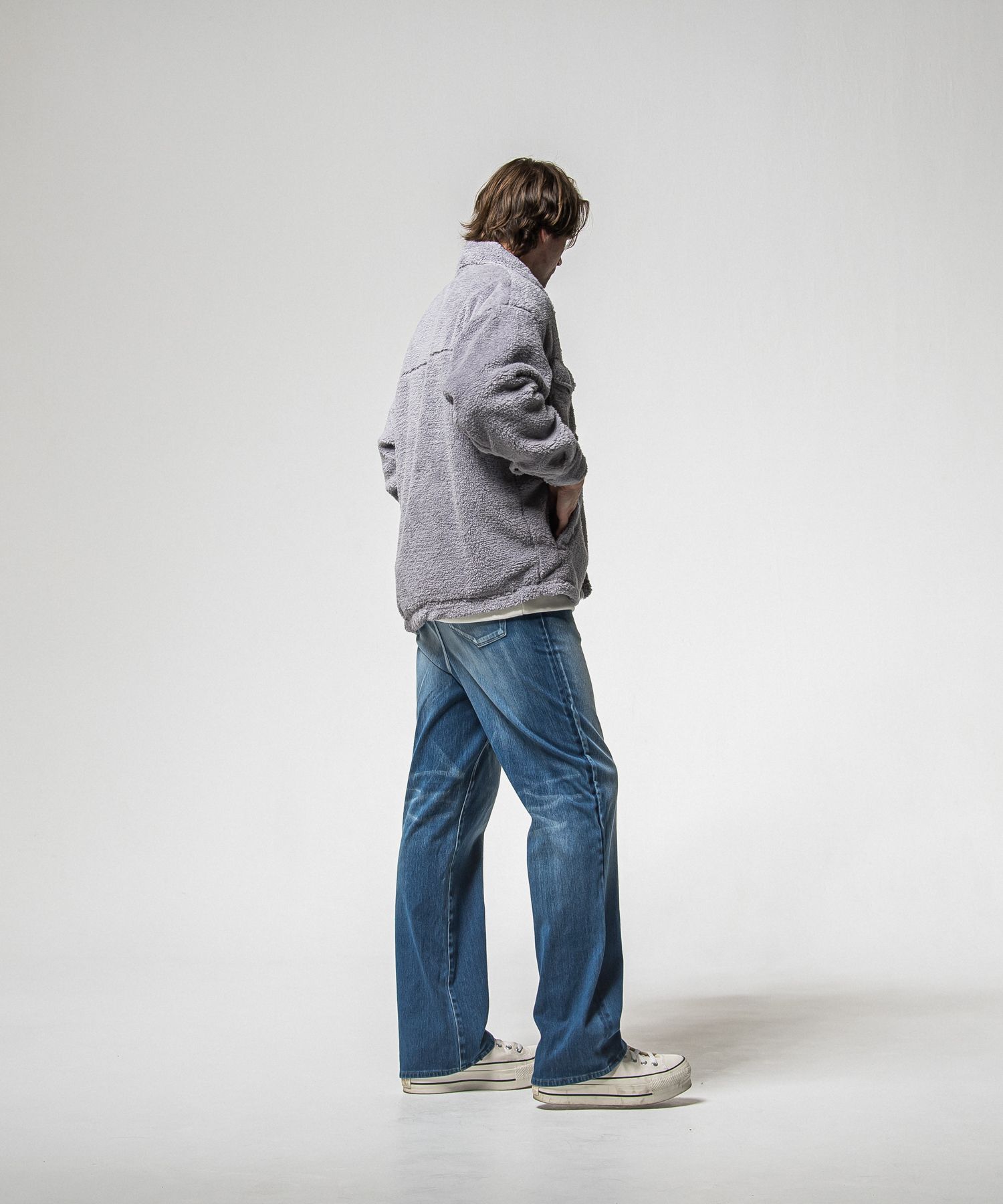 KING DENIM JERSEY / RC38-ST-005 / デニムジャージバギーワイドパンツ / インディゴユーズド (12月中旬入荷予定)