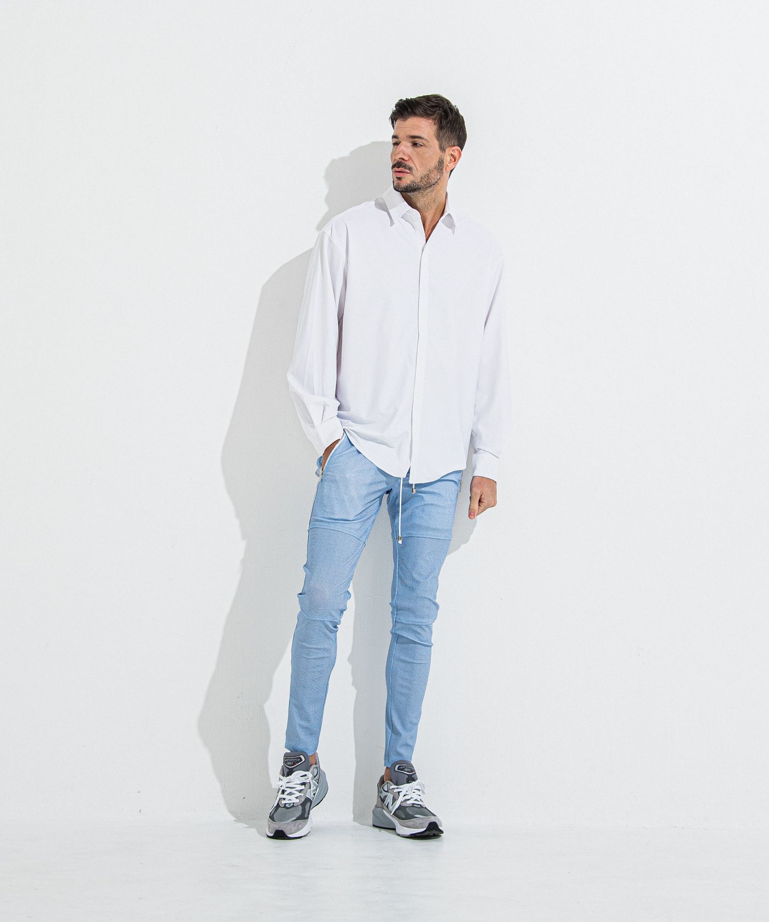 RUSH JACK SHIRTS / RC36-SH-001 / オーバーサイズラッシュガードシャツ / ホワイト
