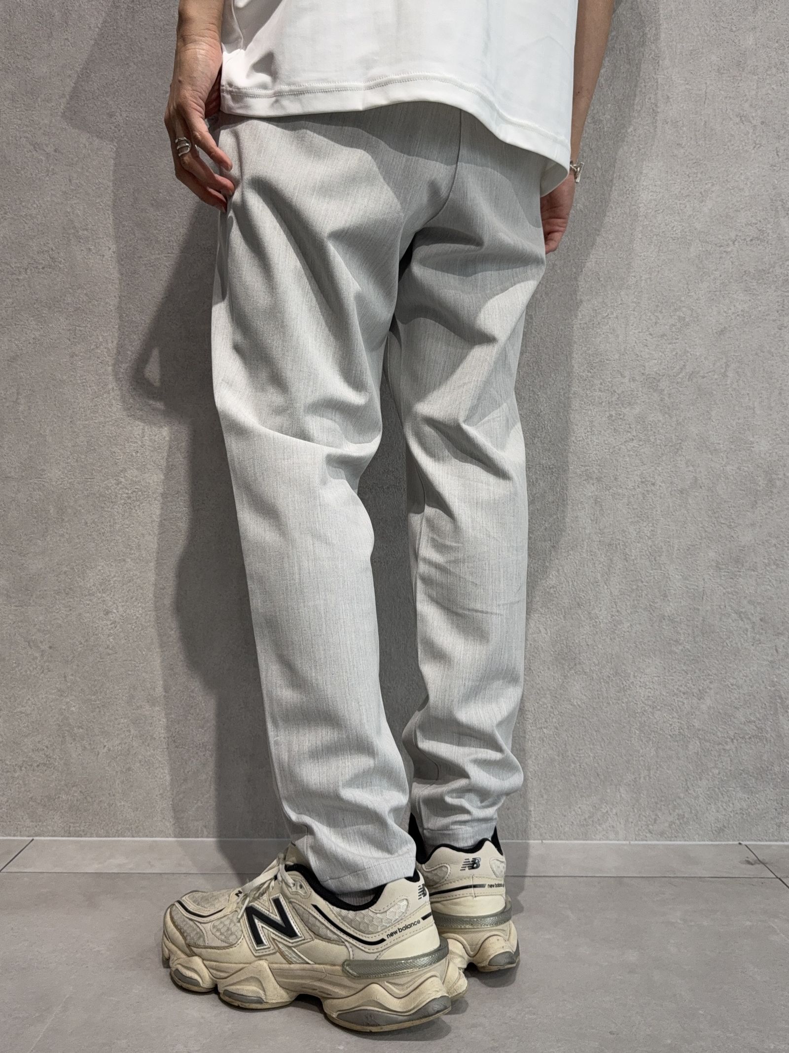 PAT WIDE EASY PANTS / RC38-ST-036BN / ワイドテーパードパンツ / グレー (1月上旬入荷予定)