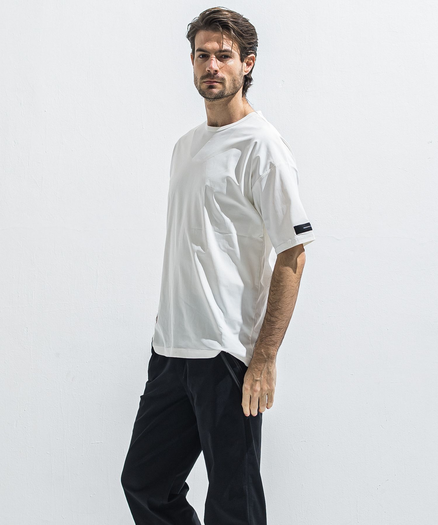 NYLON OVER T / RC40-T-003 / ナイロンビッグTシャツ / ホワイト (5月中旬入荷予定)