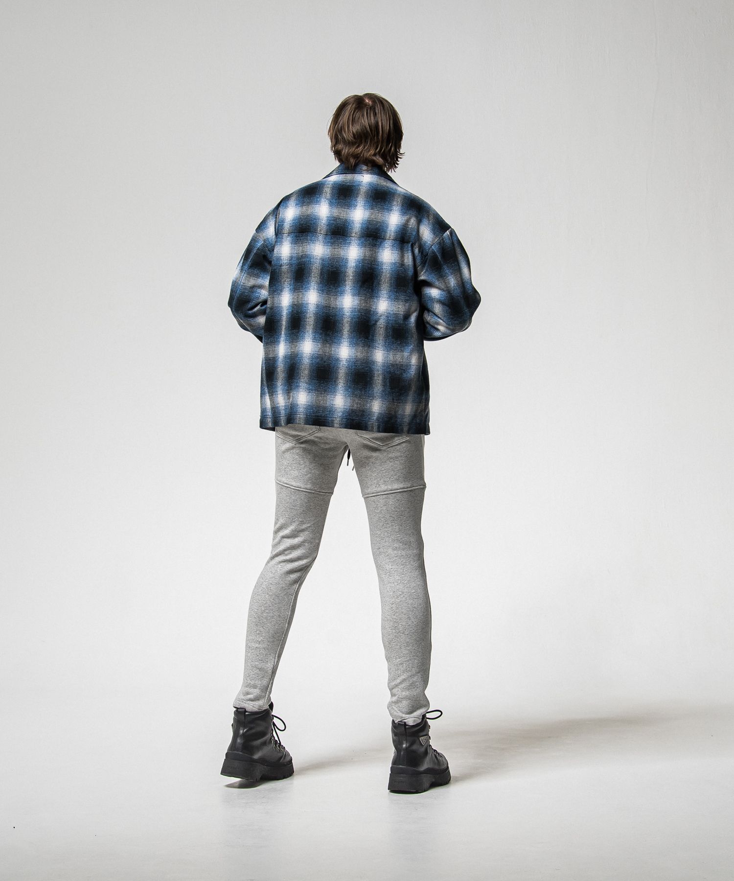 VELOURS FLEECE TYLER PANTS / RC38-ST-026H / 裏起毛スウェットラインパンツ / グレー (11月中旬入荷予定)