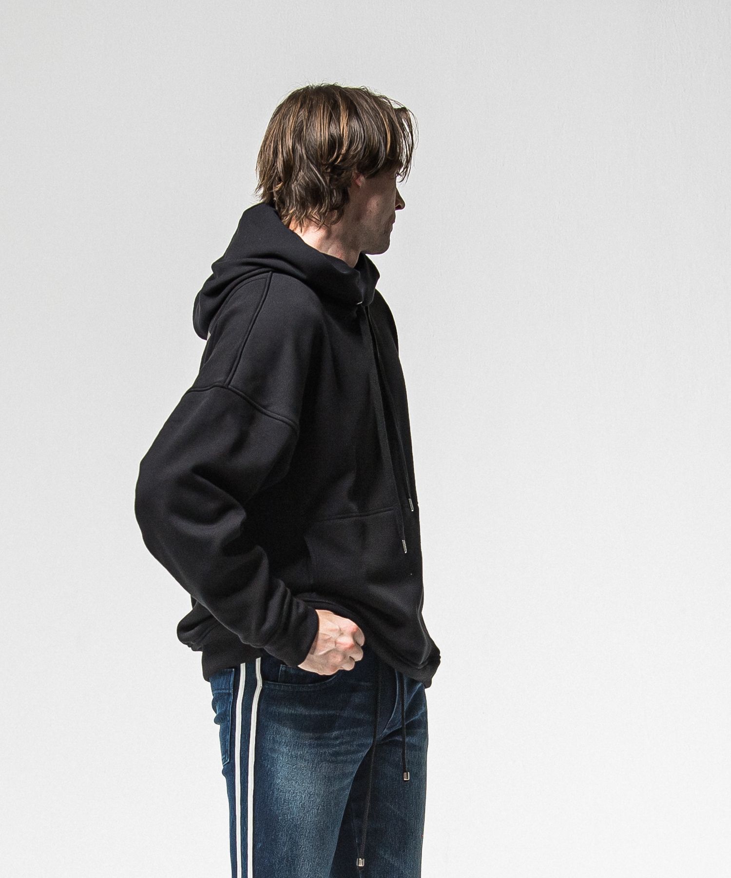 【FRIDAYコラボ】 FRIDAY OLD COVER VELOURS FLEECE TRAINER / RCF1-C-001 / 裏起毛FRIDAYオールドカバートレーナー / ブラック (11月上旬入荷予定)