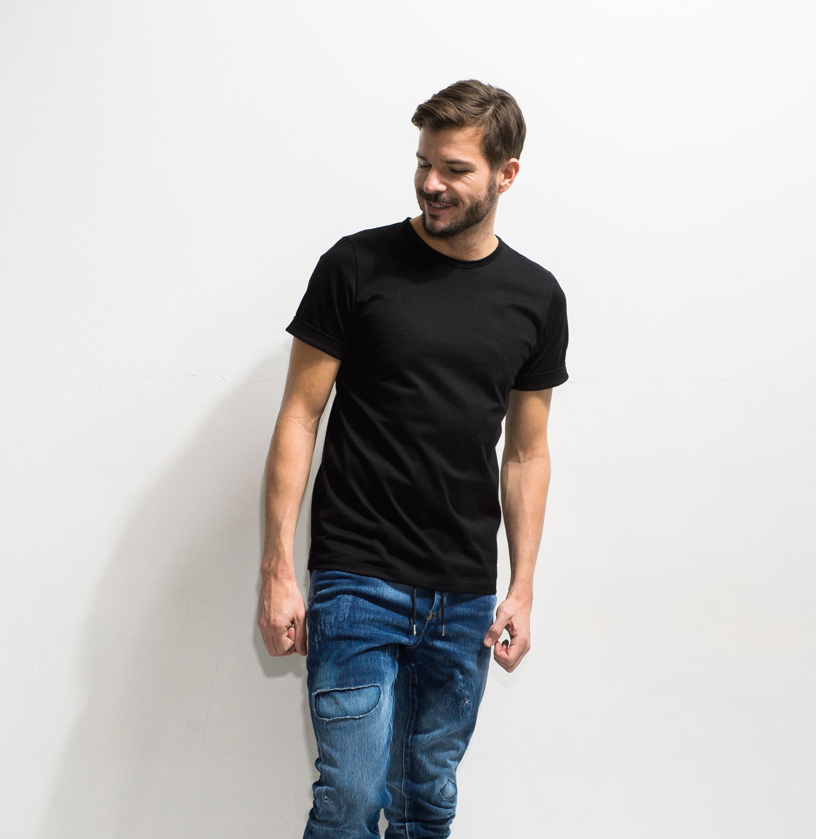 ROLL UP JERSEY TEE / RC20-T-001 / 無地Tシャツ